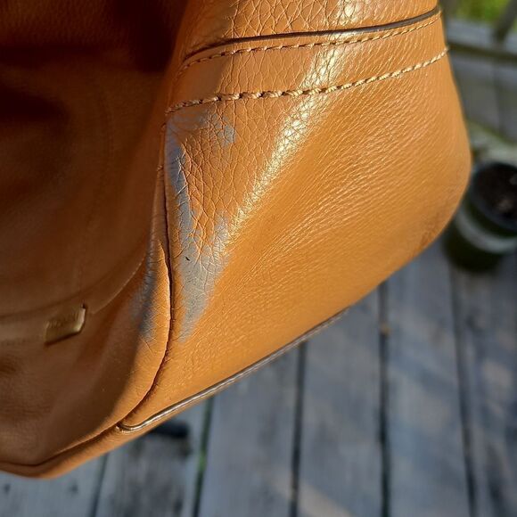 Coach F23662 Leather Tote - Tan - Picture 8 of 8